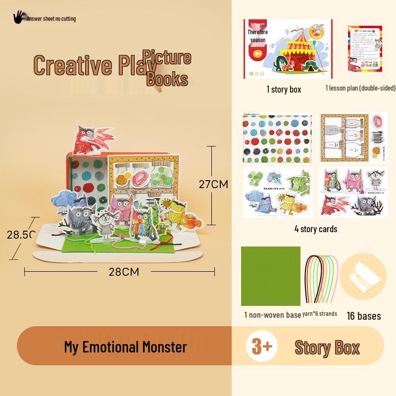 Kindergarten 3D Picture Book Theater: DIY No-Cut Materials