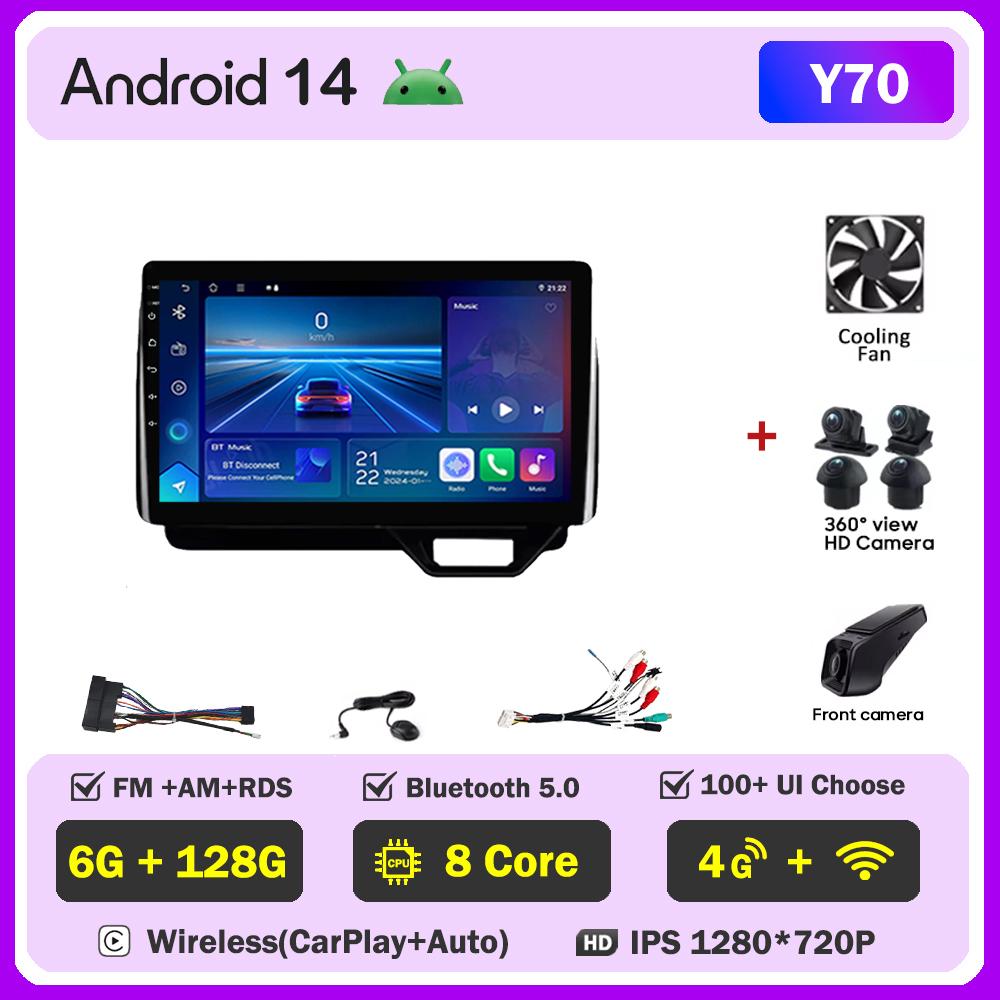Android 14 For Honda N-BOX II 2 JF3 4 2017 - 2021 Stereo Head Unit Mirror Link GPS Navigation Autoradio Car Intelligent Systems