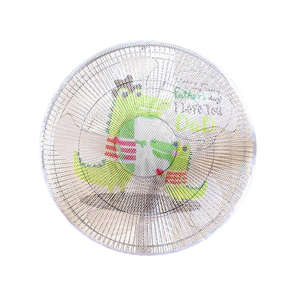 Breathable Fan Safety Protective Mesh Cartoon Mesh Fan Cover Cute Electric Fan Cover  Summer