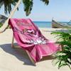 Pink Panther Print Beach Towel, Large Soft Quick Dry Towel for Beach Camping Swimming