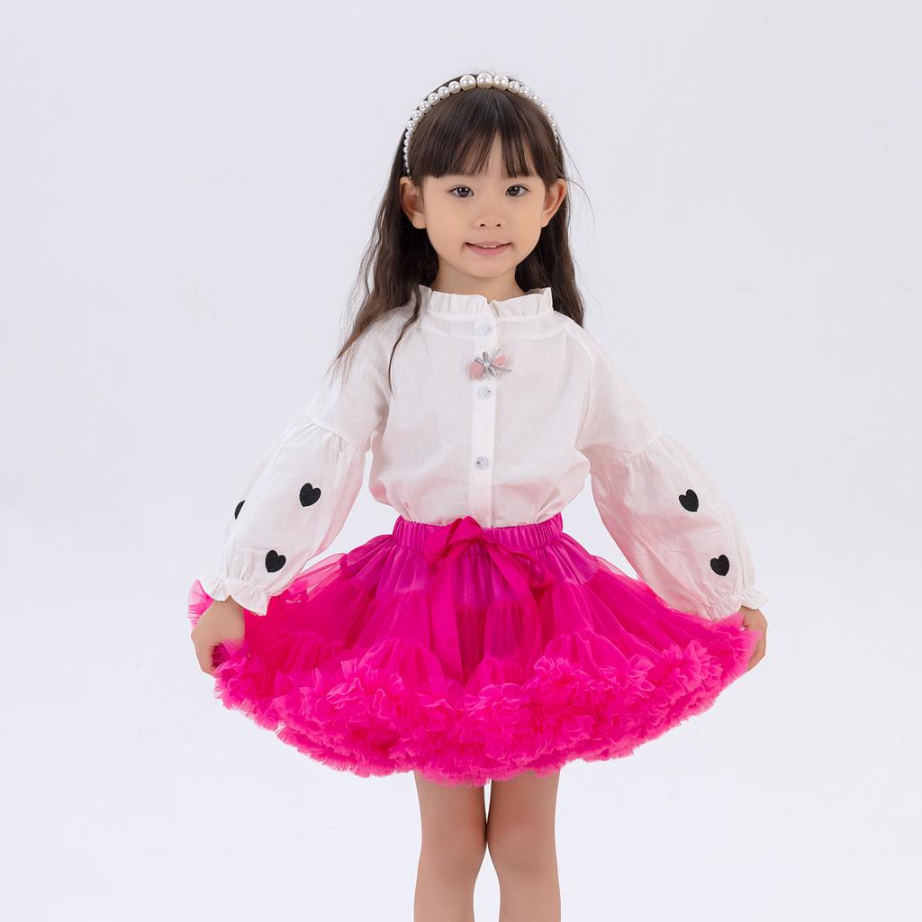 Girls Tulle Skirt Baby Children Tutu Pettiskirt Skirt Kids Fluffy Ballet Skirt Party Princess Girl Clothes