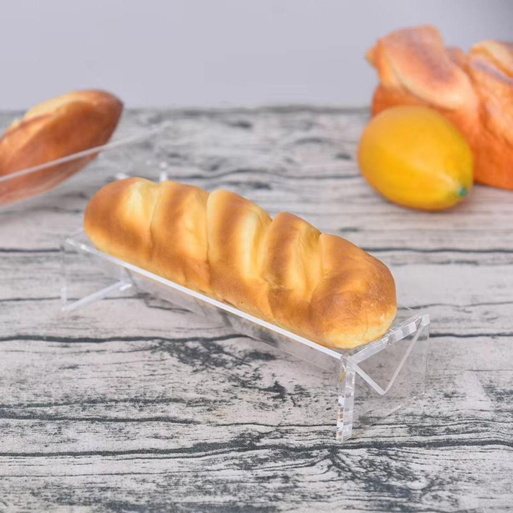 1/2Pcs Durable Biscuit Holder Tray Clear Snack Serving Tray Simple Dessert Serving Tray Picnic