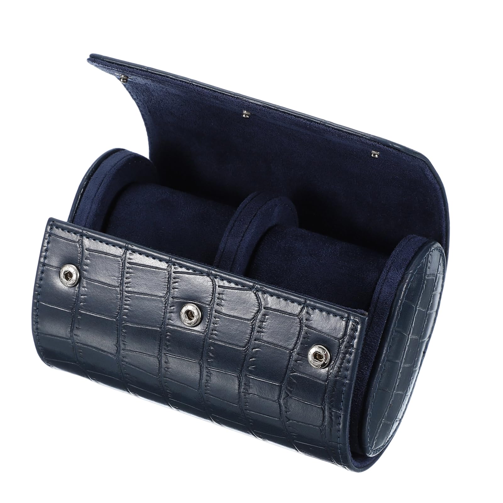 

uxcell Men s Watch Travel Case, Crocodile Pattern Leather, Portable Watch Storage Box, Perfect for Christmas, Birthday, and Anniversary Gifts, 2