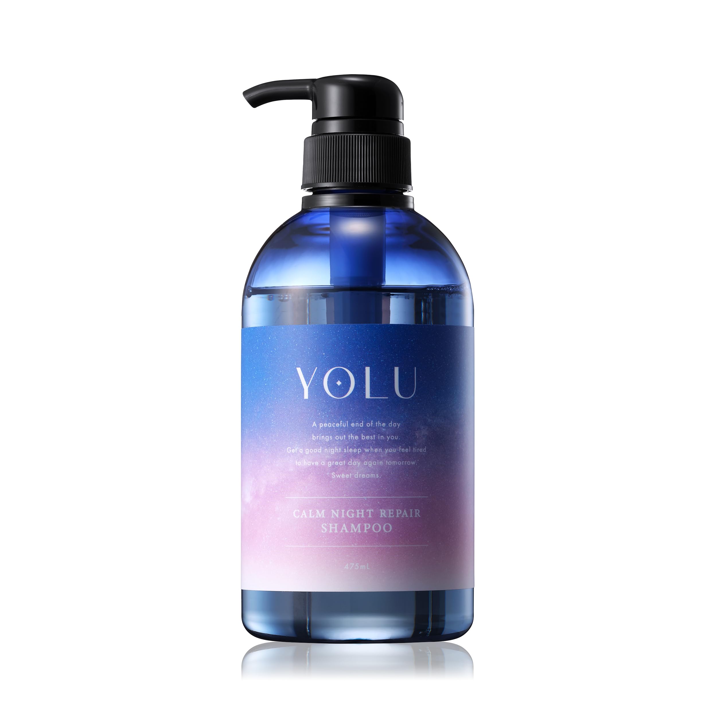

YOLU Shampoo Bottle [Calm Night Repair] 475ml Nighttime Beauty Hair Care Silicone-free Men Women