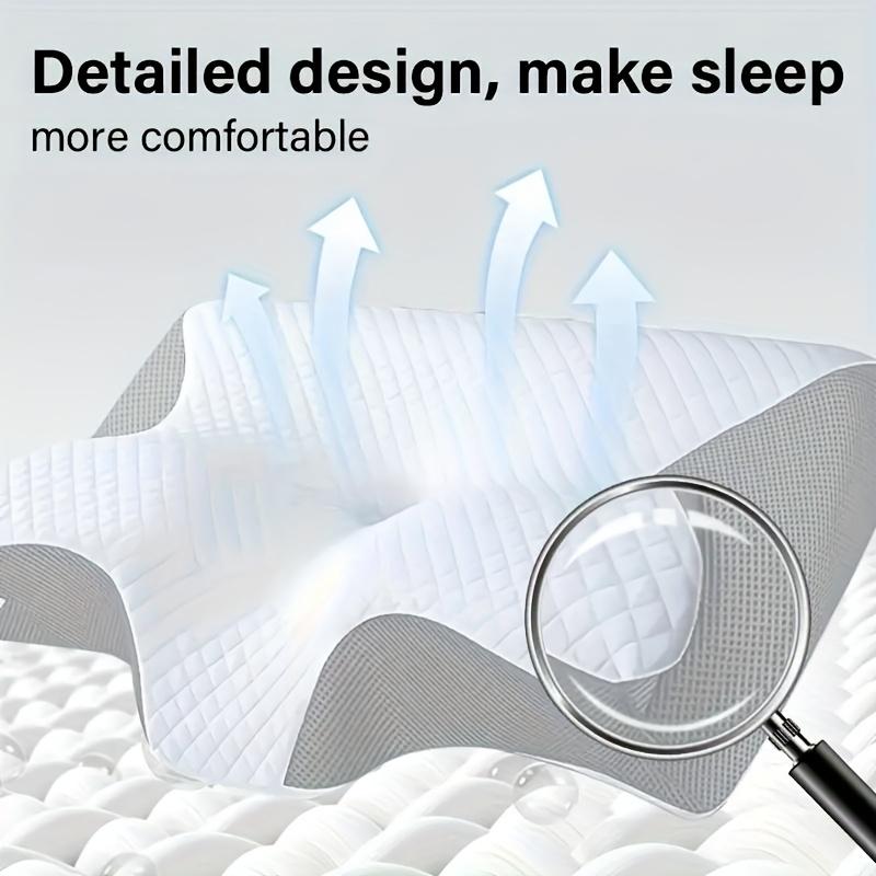 Memory Foam Pillows Butterfly Shape Orthopedic Relaxing Cervical Pillow Slow Rebound Bed Pillow for Adults Neck Support Gifts