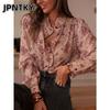 JPNTKY Women's Fashion Long Sleeve V-Neck Casual Blouses & Shirts