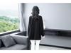 Plus Size Fleece-Lined Casual Loose Sweatshirt with Pockets - Slimming Long Sleeve Top for Middle-Aged Women