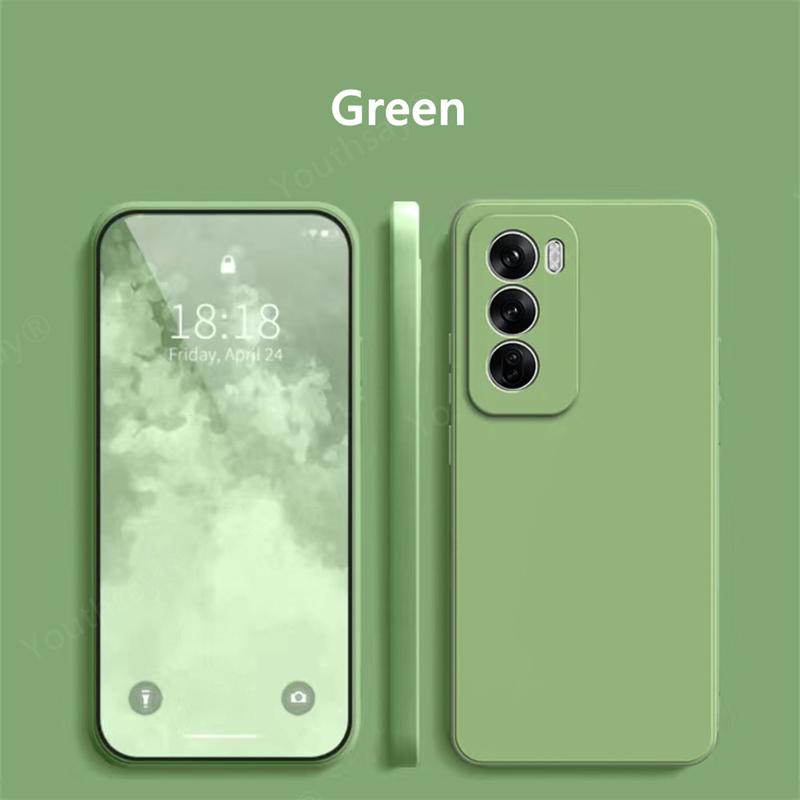 Per Custodia OPPO Reno 12 Cover OPPO Reno 12 Pro Fundas Coque Silicone Liquido Morbido TPU Paraurti per Telefono Per OPPO Reno 12 5G
