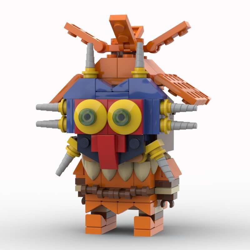 Buildmoc Wild Breath Link Skull Kid Kass Lynel Chest Vaatis Urbosas Figures Building Blocks Toys for Children Gifts