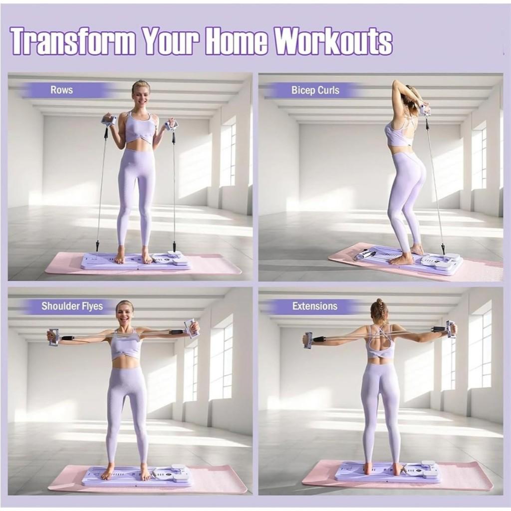 Automatický zpětný / Břišní posilovací válec Domácí posilovací nástroj pro celé tělo Multifunkční fitness deska