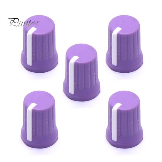 Flexible Rubber Knobs 5Pcs Universal EQ Rotary Knob Replacement Wear Resistant Mini Size Simple Installation Equalizer Potentiometer Fader