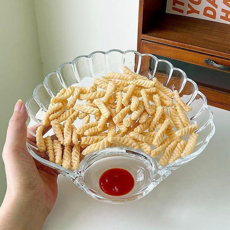 Plastic Dumpling Plate with Dipping Dish