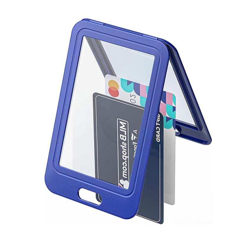 Mode-Kartenhülle für Damen und Herren, Arbeits-Namenskarte, transparente Ausweishüllen, Business-Arbeits-ID-Kartenhalter, Lanyard-Halter, Taschenetui