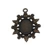 Bezel Connectors For Resin Crafts Fit Oval 13x18mm Photo Glass Dome Frames