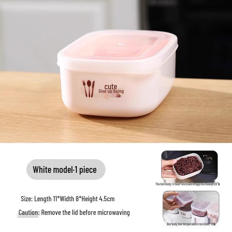 Refrigerator Food Storage Box: Freezer-Safe, Fresh-Keeping, BPA-Free Organizer for Meat Compartments.