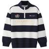 Unisex Kids' Striped Half-Zip Sweatshirt