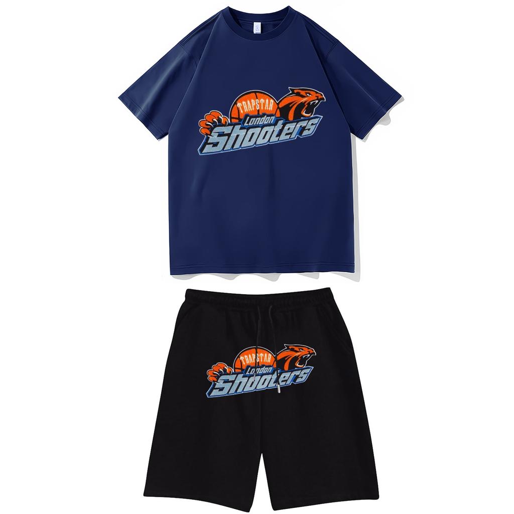 Foreign Trade T-shirt Jumper European and American Trapstar Unisex Sweatshirt Sweatpants Set Street Hip-hop T-shirt