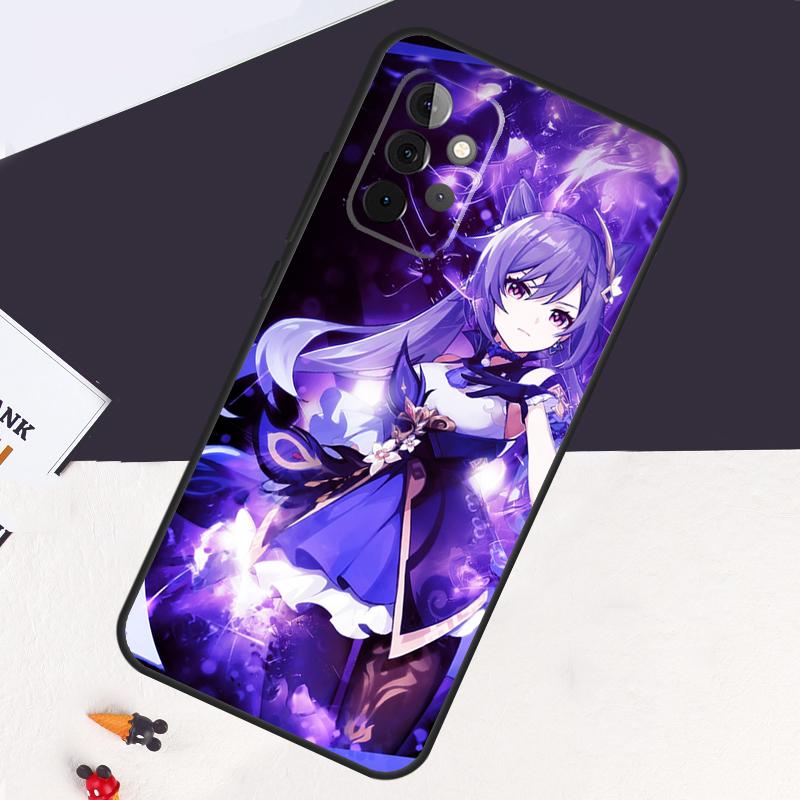 Genshin Impact Keqing Case For Samsung Galaxy A53 A15 A22 A52 A32 A54 A14 A16 A26 A36 A56 A55 A35 A05 A06 A33 A13