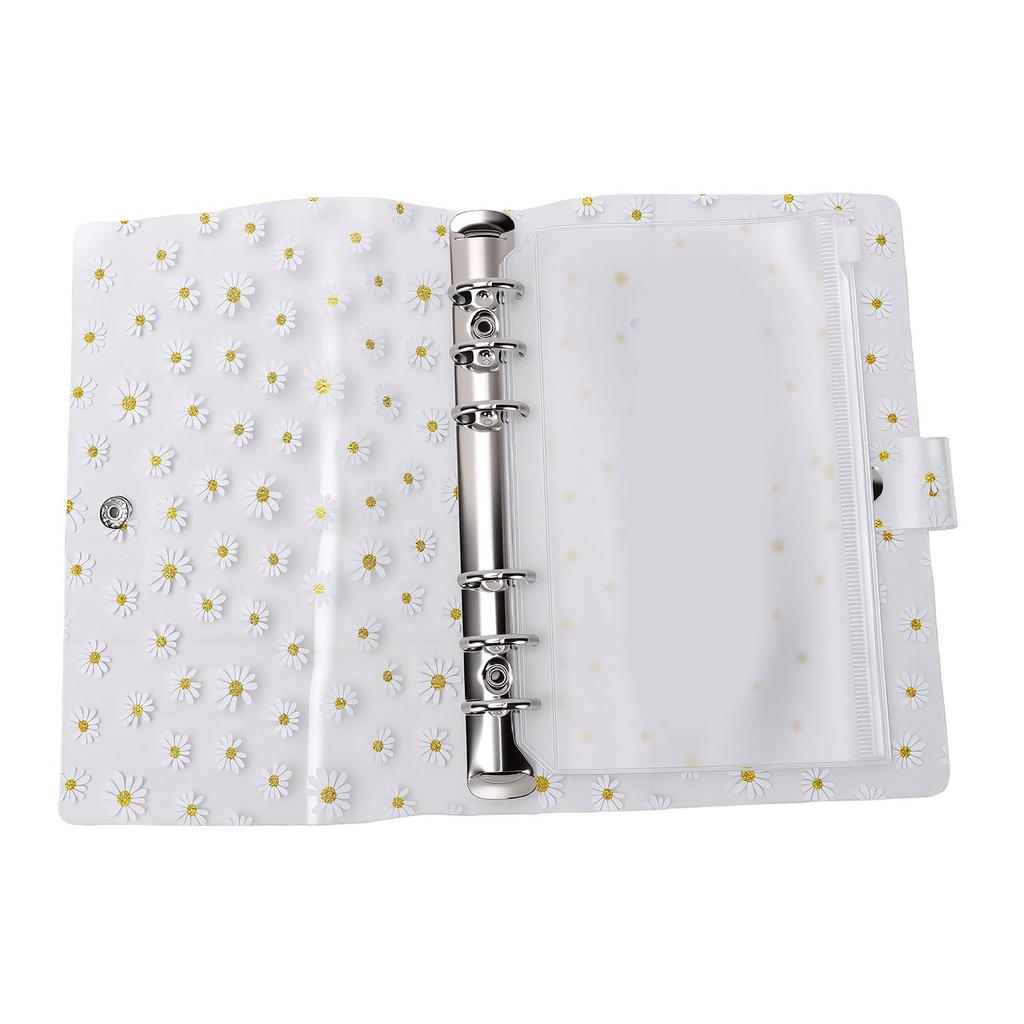 Flower Binder Cover Water Proof PVC Page Protectors Sheet Protectors with Metal Rings