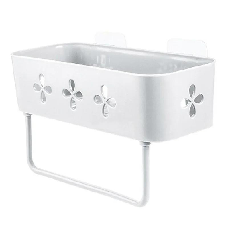 Wall-mounted Bathroom Corner Shelf Without Drilling Rustproof Space Aluminum Shower Storage Shampoo Holder Bathroom Accessories