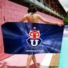 Chile U-University Logo Microfiber Beach Towel Absorbent Quick Dry Soft Yoga Swimming Resort Mountain Climbing Towel
