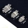 Diamond Buttons Irregular Special-Shaped Clothes Metal Buttons Versatile With Diamonds Sweater Coat High-End Buttons Women