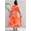 Summer Women Dress Short Sleeve High Waist V-Neck Midi Dress Plus Size Sexy Temperament Print Dress