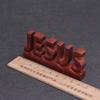 Simple Red Rosewood Hollowed Out Carving Jesus Cross Home Accessories