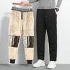 Men's Winter Padded and Thickened Plus Size Outdoor Sports Cold Rushing Pants Casual Mountaineering Warm Pants