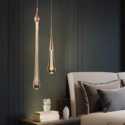 New Luxurious Nordic Style Crystal Chandeliers - Modern and Minimalist Designs Perfect for Restaurants, Bedrooms, and Bedside Ta