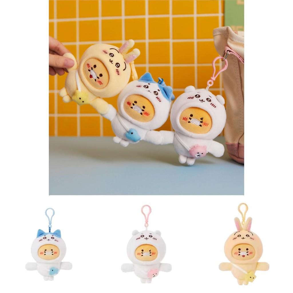 Bear Chiikawa Cartoon Plush Keychain Magnet Toy Gift Hachiware Backpack Usagi