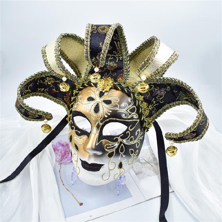 Masquerade Mask for Men Women Venetians Jester Mask Halloween Cosplay Party Costume Cosplay Mask for Wall Decorations
