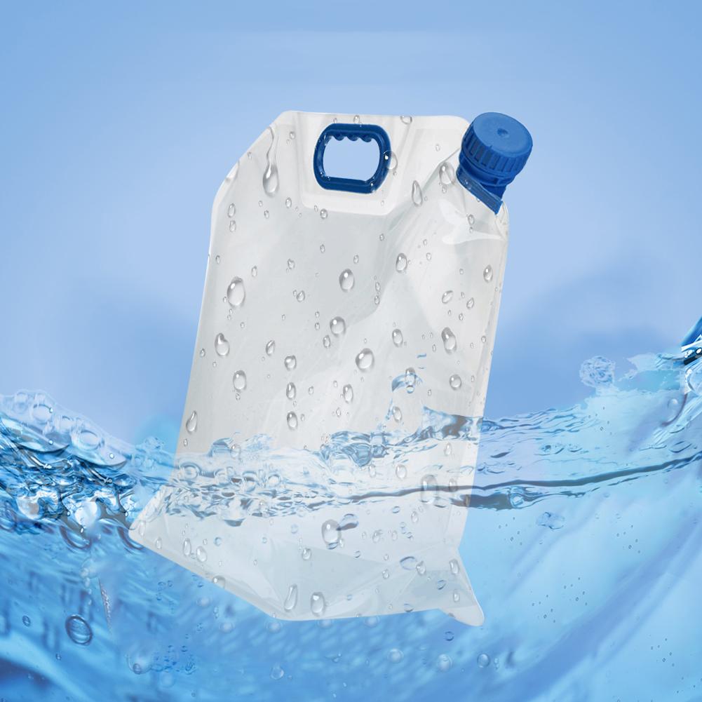 15 L Faltbare Wasserflasche Tragbare Wiederverwendbare Feldflasche mit Griff Trinkwasserbeutel Umweltfreundlich für Radfahren Wandern Reisen