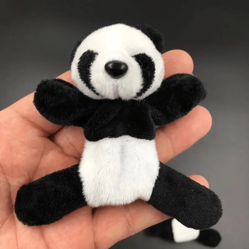 Plush Panda Stickers, Adorable Black & White Fabric Panda Decorations, No Power Required, for Vines Walls and Gifts, Home or Party Decoration