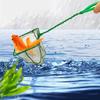 10pcs Aquarium Fish Net Scoop Tool for Safe Catching and Fishtank Cleaning with Ergonomic Handle for Office Home Use