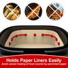 6pcs Air Fryer Magnet Silicone Buckle - Non-Stick, Heat-Resistant, Prevents Covering Heating , Ideal for Air Fryer Accessories