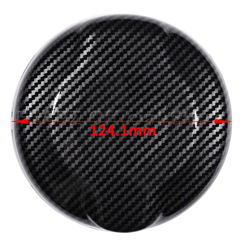 1Pc Black Or Carbon Fiber Pattern Car Fuel Tank Cap Cover Sticker For MINI Cooper S/SD JCW F55 F56 F57 2.0T Car Accessories