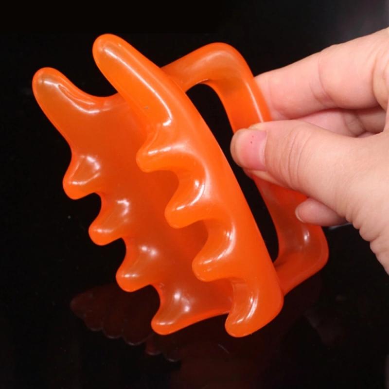 Natural Resin Multiple Trigger Points Massager Smooth Double Push Acupoint Meridian Health Massage