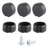 6pcs Threshold Caps Covers Black Automobile Accessory Parts 66788900 Fit for Transporter Kombi T5 T5.1 T6
