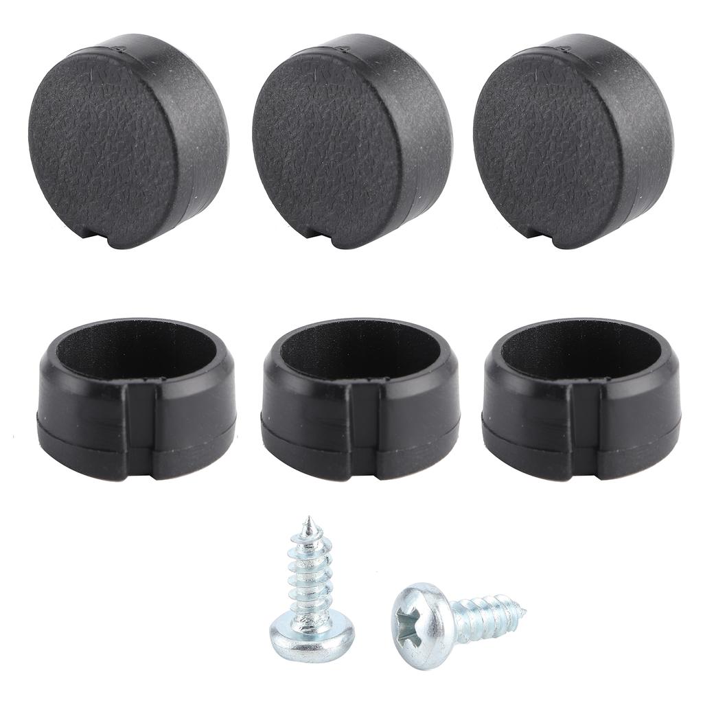 6pcs Threshold Caps Covers Black Automobile Accessory Parts 66788900 Fit for Transporter Kombi T5 T5.1 T6