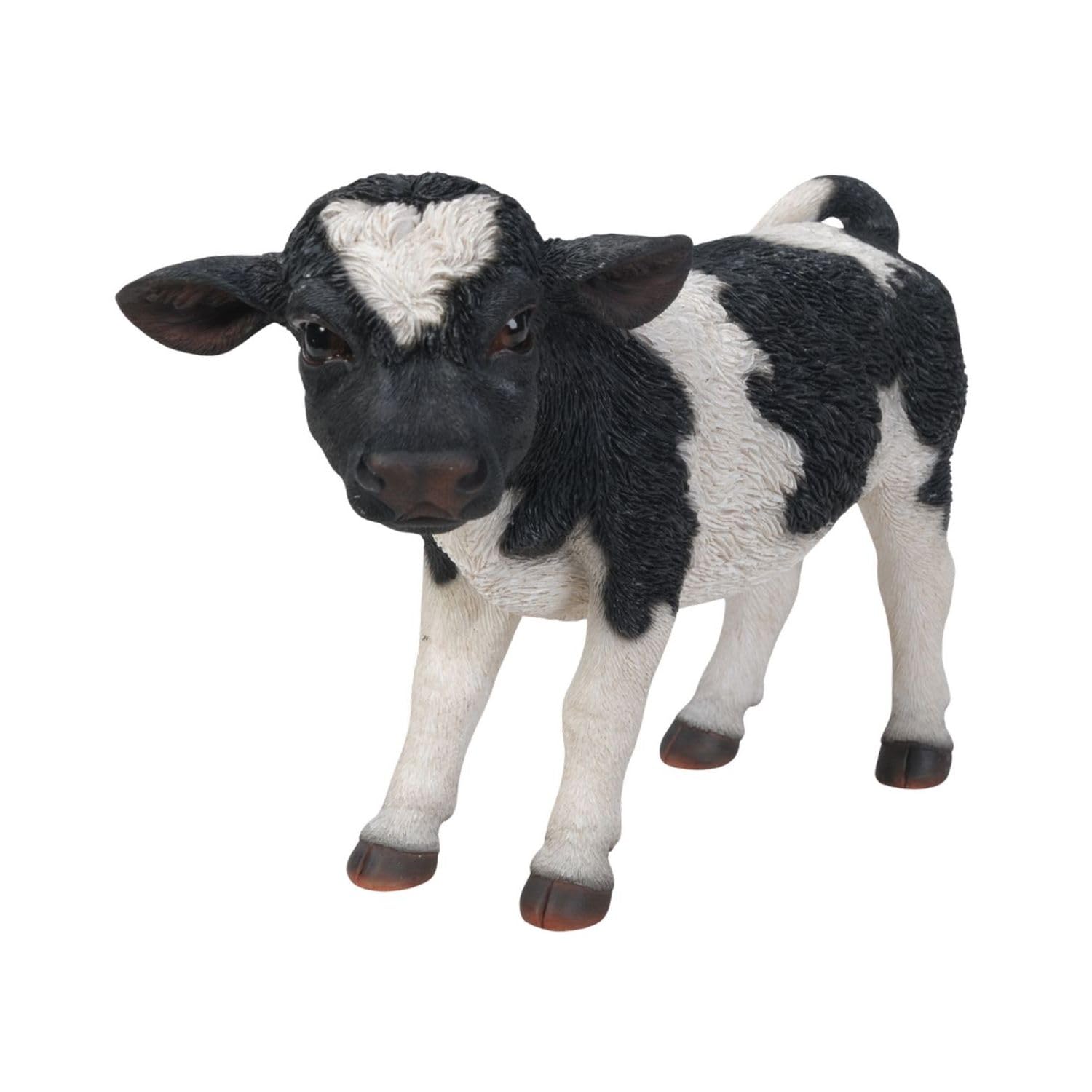 

Ubia Standing Black and White Cow (Small) 12.2 x 4.5 x 8.4 cm Doll Figurine Ornament Animal Garden Decoration Realistic Cute Cow H13185-B