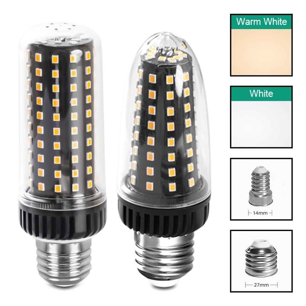 Led Lamp Corn Bulb 20w 30w 220v 240v E14 E27 Cool Warm Smd2835 Lights Lamps Light Aluminum+pc 360/beam Lampada Living Room Bulbs