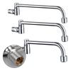 Kitchen Stove Faucet G1/2 Brass Semi-Automatic Swing Faucet Restaurant Hotel Kitchen Special Single Cold Rotatable Water Taps