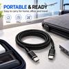 5A USB-C Charging Cable 100W PD USB-C Sync Cable Male to Male PD Fast Charge Lead  File Transfer