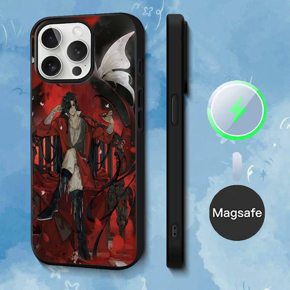 Благословение Небесных Чиновников Чехол для Телефона Для iPhone 17,16,15,14,13,12,11,Pro,Max,Plus,Mini,SE4,E Магнитный Magsafe Беспроводная Зарядка iPhone17