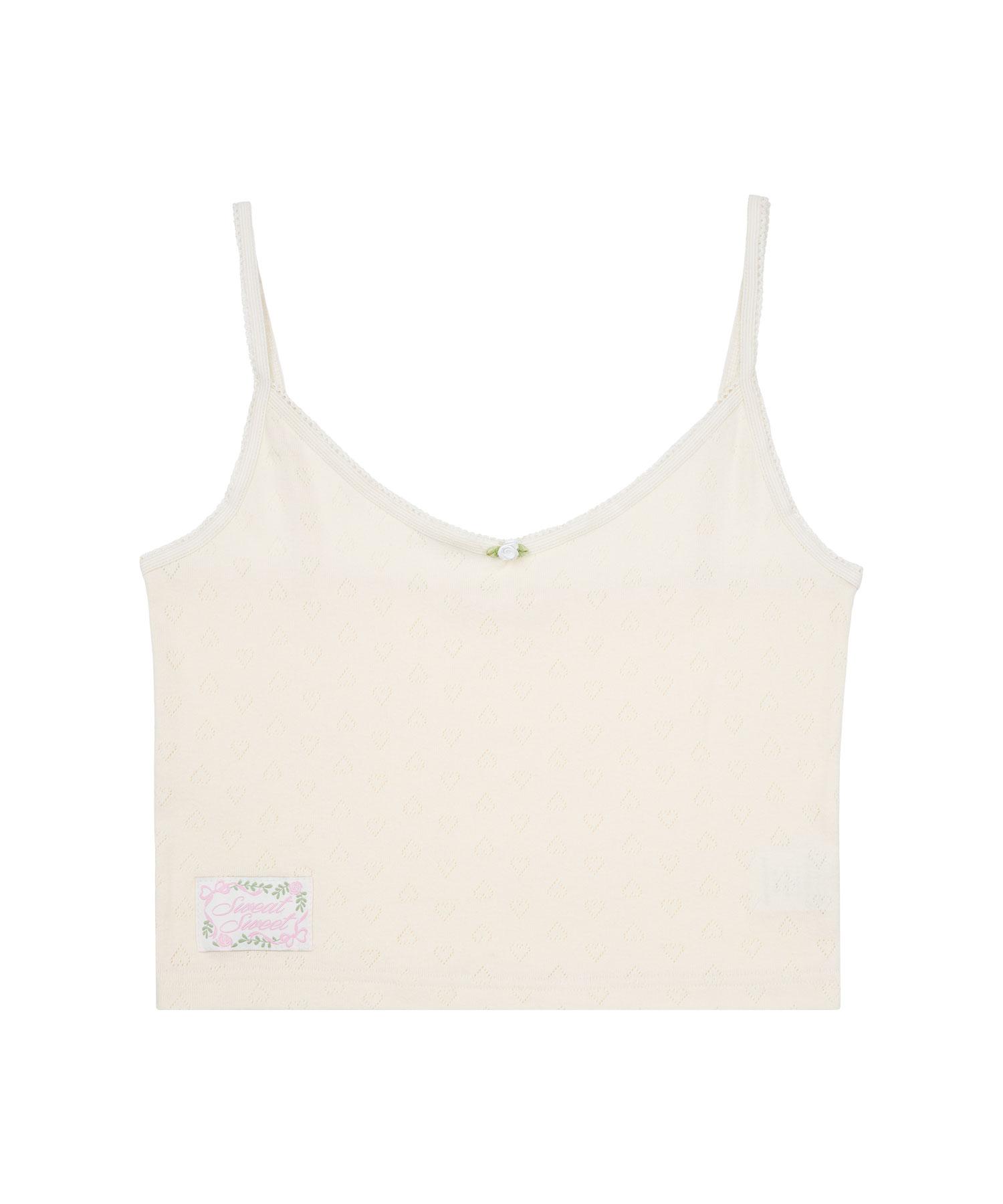 Sweat Sweet Heart Mini Sleeveless - Butter