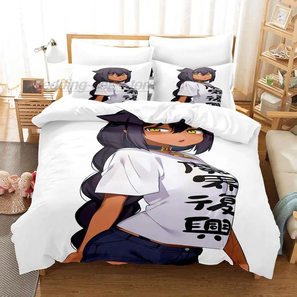 Jahy-sama Wa Kujikenai Bedding Set Single Twin Full Queen King Size Bed Set Aldult Kid Bedroom Duvetcover Sets 3D Print Anime