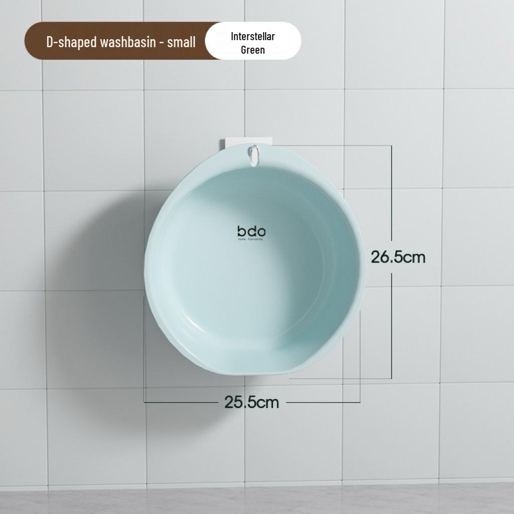 High-Temperature Resistant Wall-Mounted Washbasin for Laundry and Foot Washing