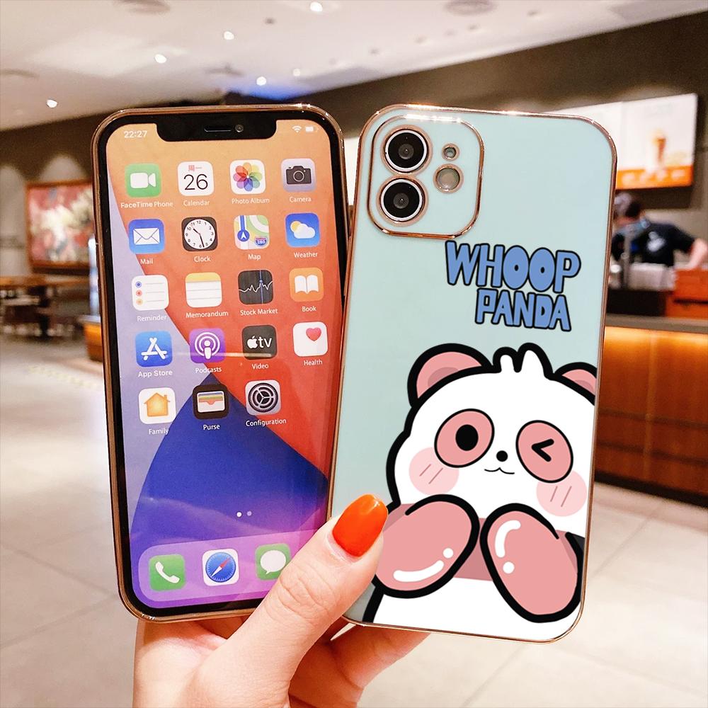Für Redmi Note 13 Pro 12 Pro 12S 11 Pro 11S 10S OPPO A38 A77s A96 Realme C33 C65 OnePlus Cartoon Niedlich Panda Weiche Beschichtete TPU Handyhülle