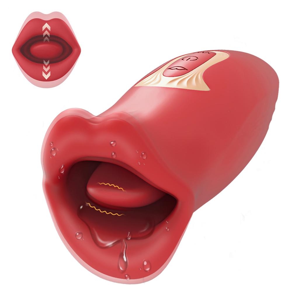 Realistic Dildo Vibrators Sex Toy For Women Tongue Licking Sucking G Spot Vibrator Nipple Clit Clitoral Vibrations Stimulator